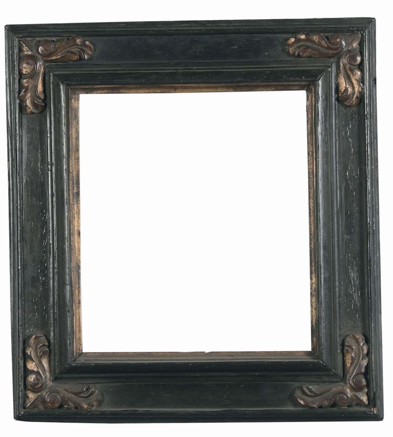 Cornice in legno ebanizzato, Fiandre XVII secolo  - Auction Antique Frames - Cambi Casa d'Aste
