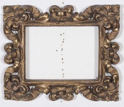 Cornice in Legno Dorato e Scolpito, XIX Secolo