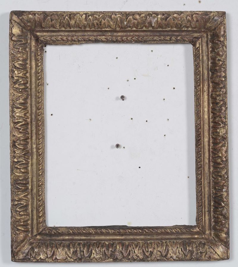 Cornice in legno intagliato e dorato, Francia XVIII secolo  - Auction Antique Frames - Cambi Casa d'Aste