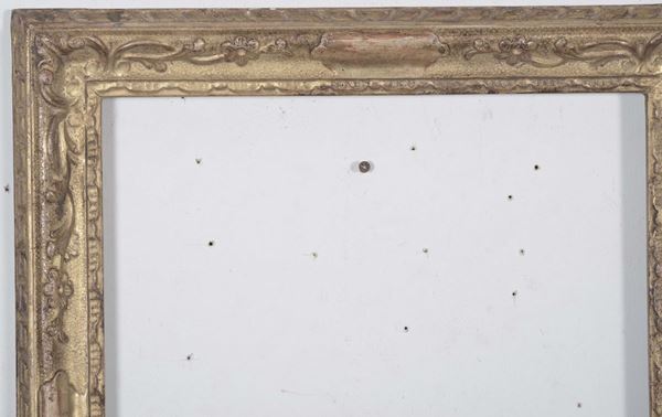 Cornice in legno dorato e intagliato, Venezia  XVIII secolo
