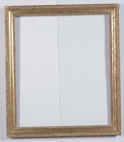Cornice in Legno Dorato e Intagliato, XIX Secolo