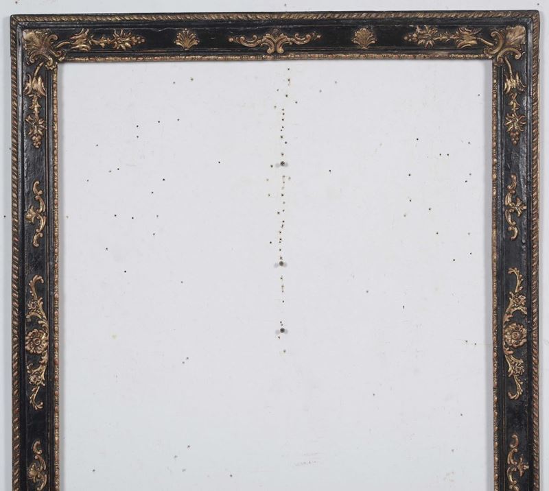 Cornice in legno ebanizzato e dorato, Piemonte XVIII secolo  - Auction Antique Frames - Cambi Casa d'Aste