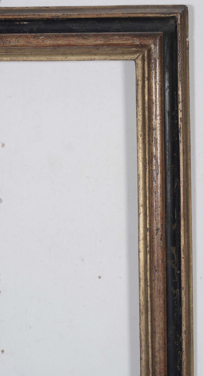 Cornice in legno dorato e ebanizzato, Lombardia XVIII secolo  - Auction Antique Frames - Cambi Casa d'Aste