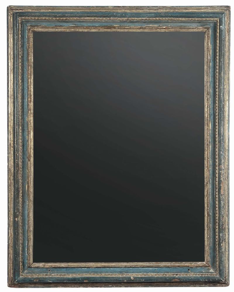Specchiera in legno laccato e dorato, XVIII secolo  - Auction Antique Frames - Cambi Casa d'Aste