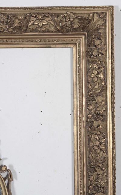 Cornice in Legno Dorato, XIX Secolo