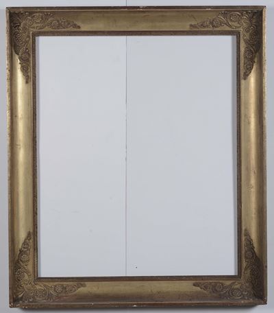 Cornice in Legno Dorato e Intagliato, XIX Secolo