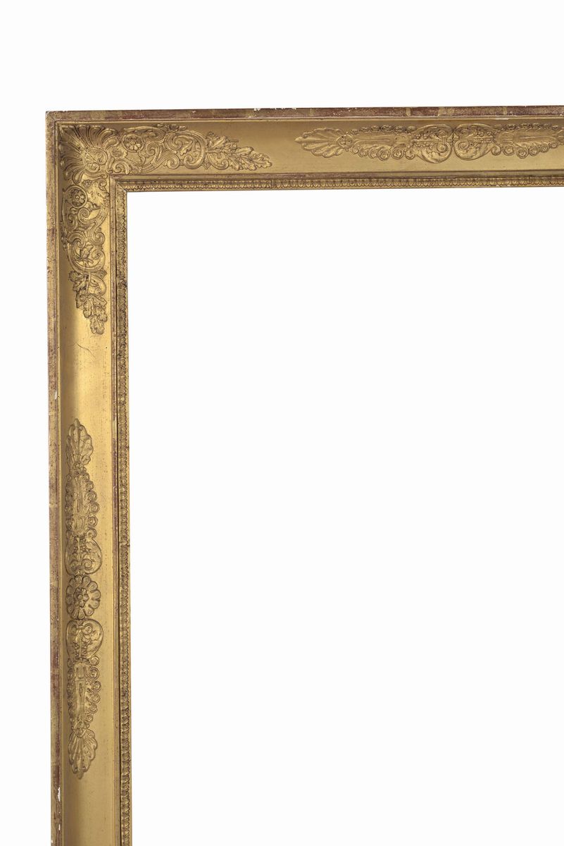 Cornice in Legno Dorato, XIX Secolo
