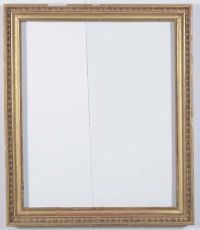 Cornice in Legno Dorato e Intagliato, XIX Secolo