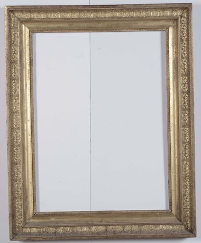 Cornice in Legno Dorato e Intagliato, XIX Secolo