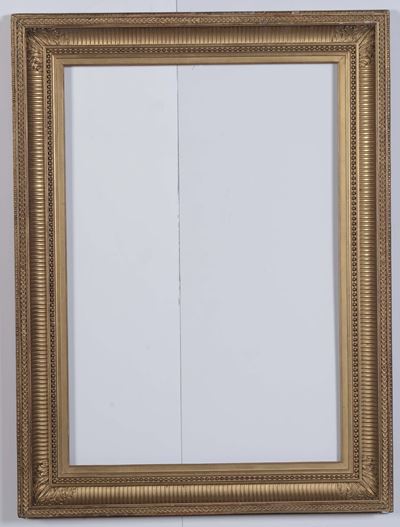 Cornice in Legno Dorato, Francia XIX Secolo