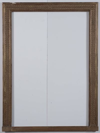 Cornice in Legno Dorato e Intagliato, XIX Secolo