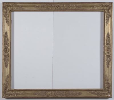 Cornice in Legno Dorato e Intagliato, Francia XIX Secolo