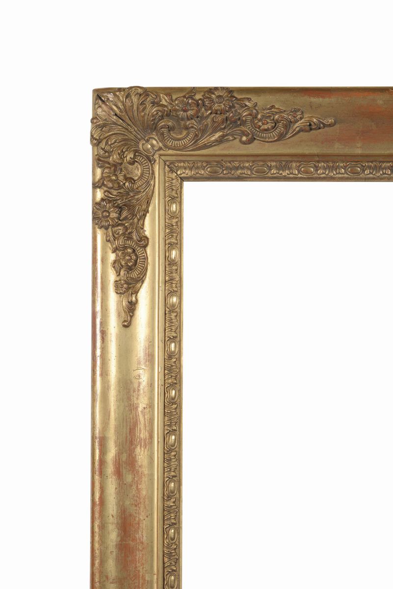 Cornice in Legno Dorato, XIX Secolo