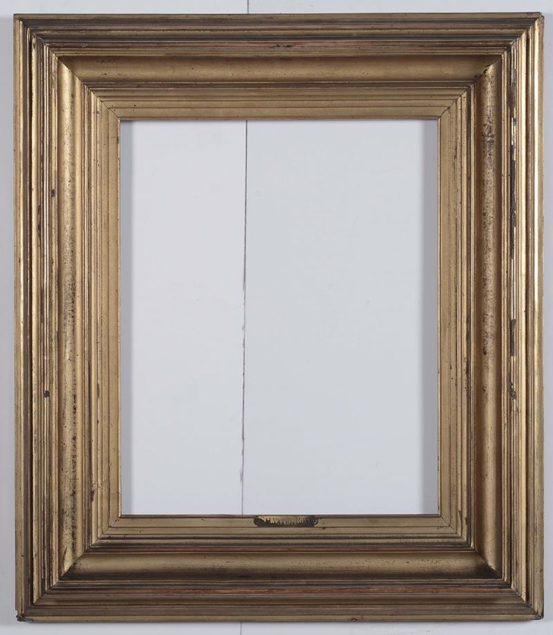 Cornice in legno dorato, XIX secolo  - Auction Antique Frames - Cambi Casa d'Aste