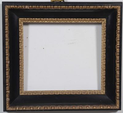 Cornice in Legno Ebanizzato, XIX Secolo