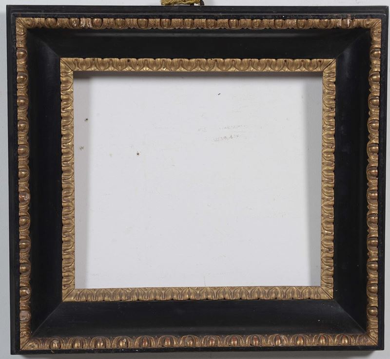 Cornice in legno ebanizzato, XIX secolo  - Auction Antique Frames - Cambi Casa d'Aste