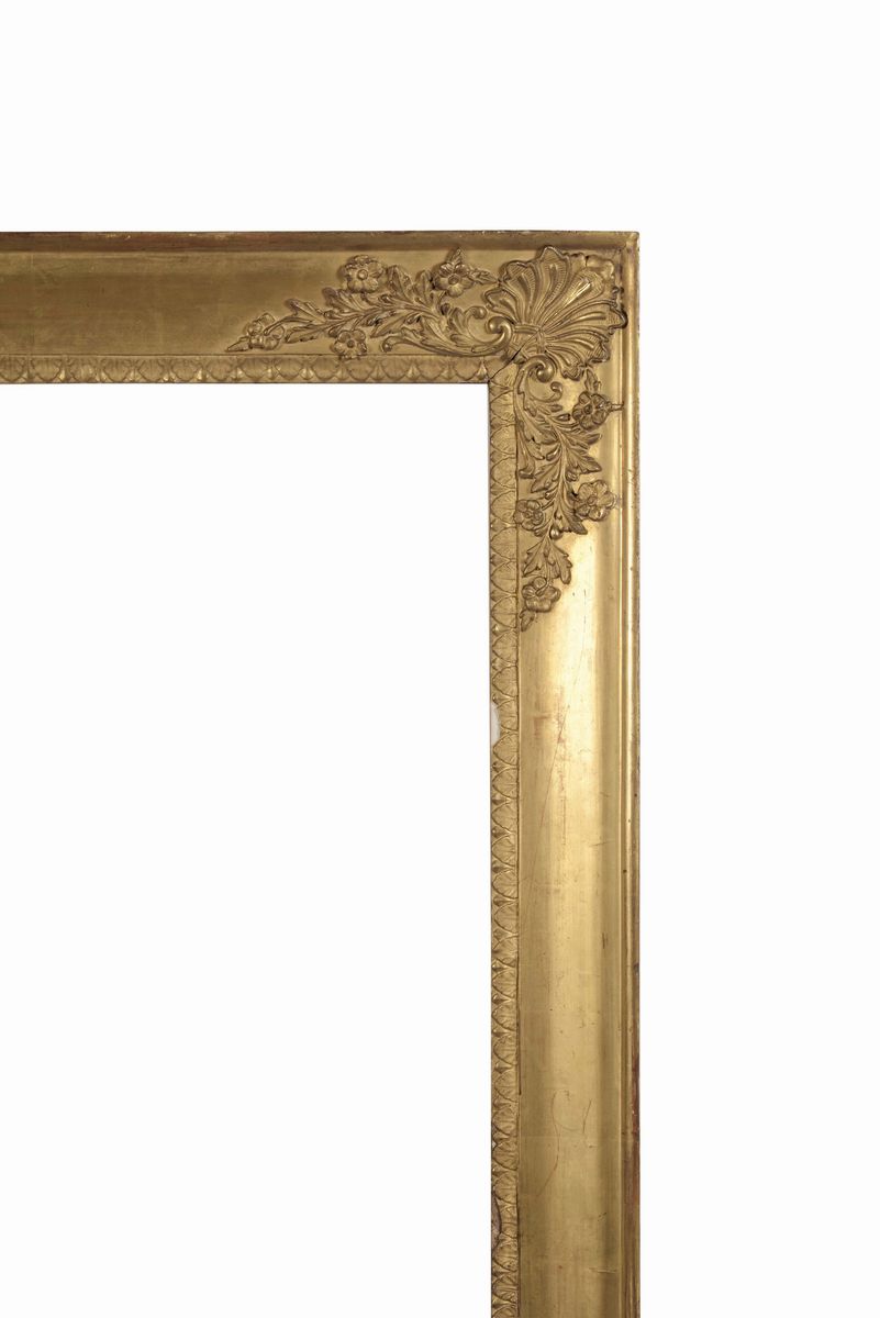 Cornice in Legno Dorato, XIX Secolo