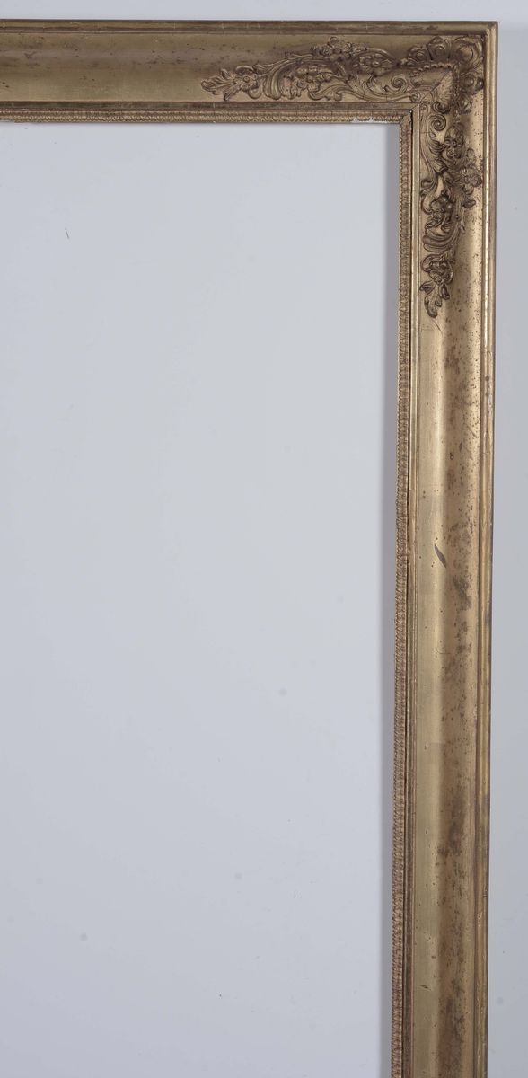 Cornice in Legno Dorato, XIX Secolo