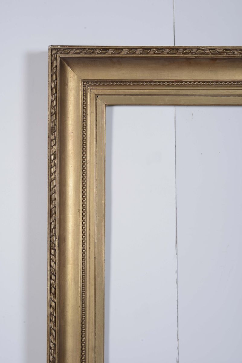 Cornice in Legno Dorato, XIX Secolo