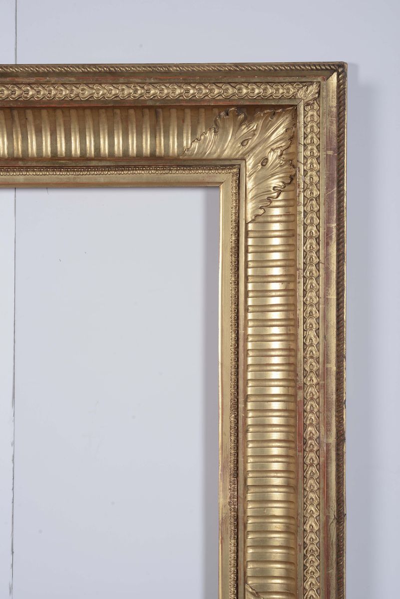 Cornice in Legno Dorato, XIX Secolo