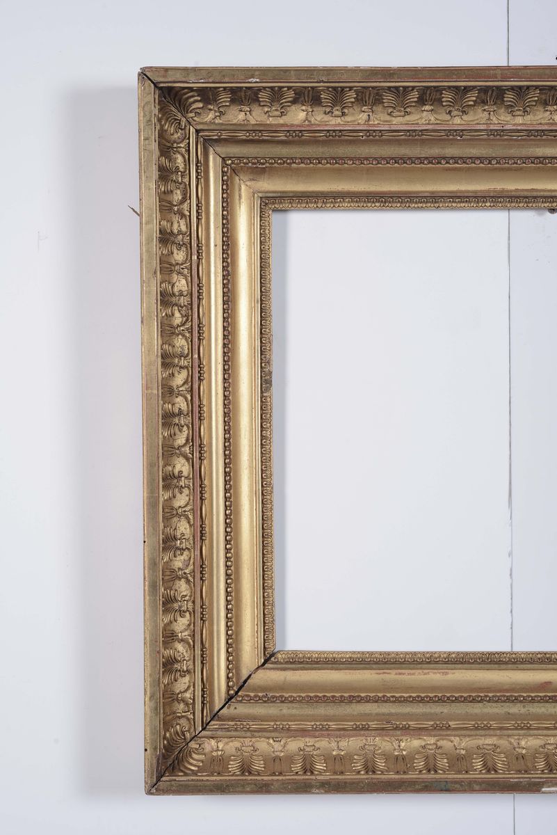Cornice in Legno Dorato, XIX Secolo
