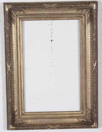 Cornice in Legno Dorato, XIX Secolo