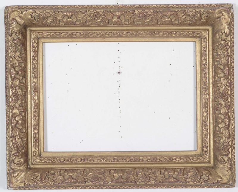 Cornice in legno dorato e intagliato, Inghilterra XIX secolo  - Auction Antique Frames - Cambi Casa d'Aste