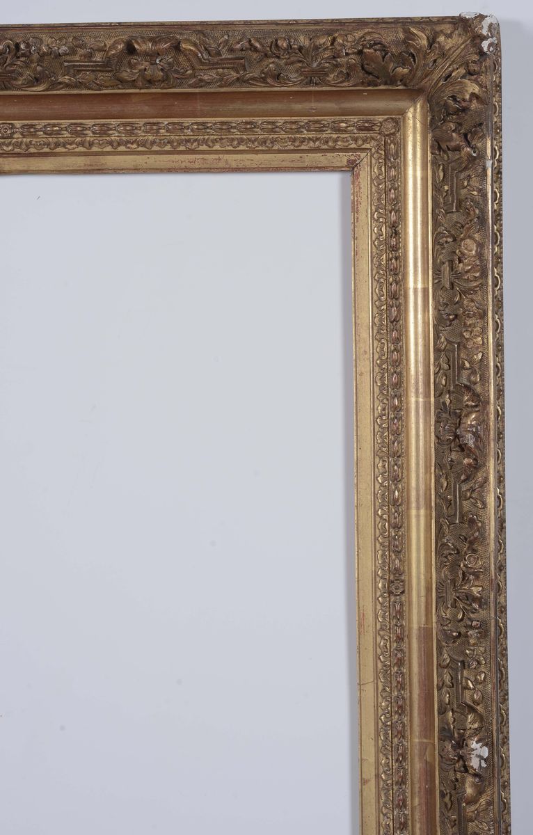 Cornice in Legno Dorato, XIX Secolo