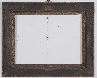 Cornice in Legno Dipinto, Spagna XVII Secolo