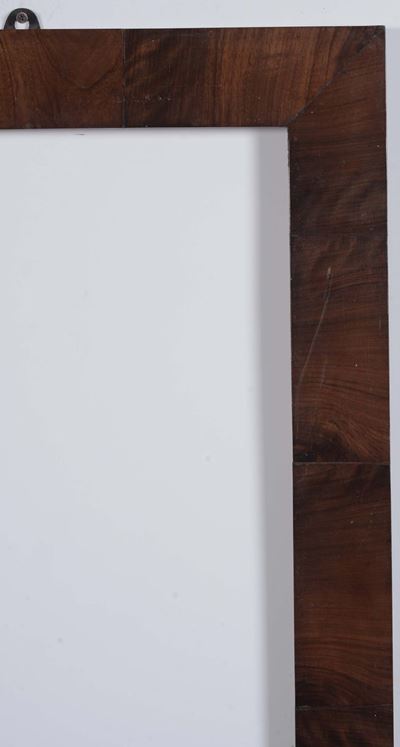 Cornice Lastronata in Piuma di Mogano, XIX Secolo