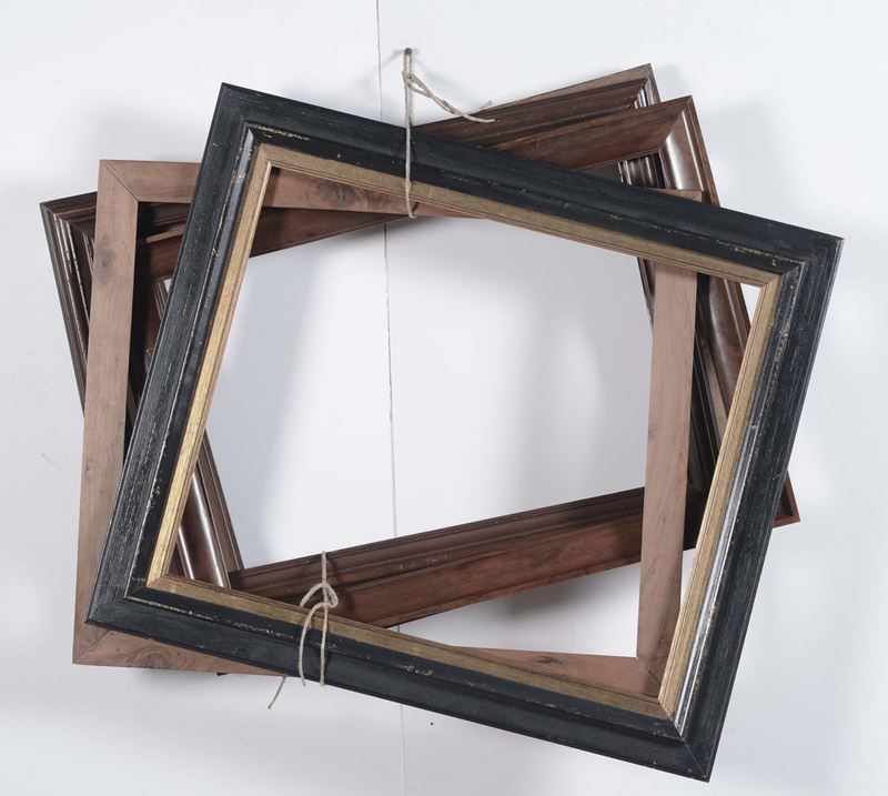 Lotto di sette cornici  - Auction Antique Frames - Cambi Casa d'Aste