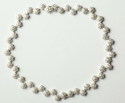 Girocollo Divisibile in Due Bracciali con Diamanti per Ct 10,00 Circa