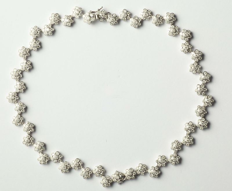 A diamond necklace  - Auction Fine Jewels - I - Cambi Casa d'Aste