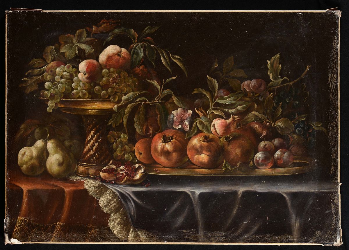 Anonimo del XX Secolonature Morte con Frutta
