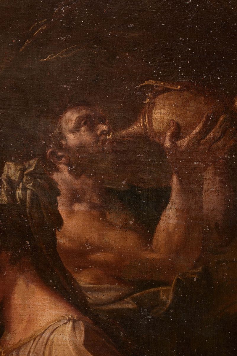 Sebastiano Galeotti (firenze 1675 - Mondovì 1741)mosè Fa Scaturire L'acqua dalla Roccia