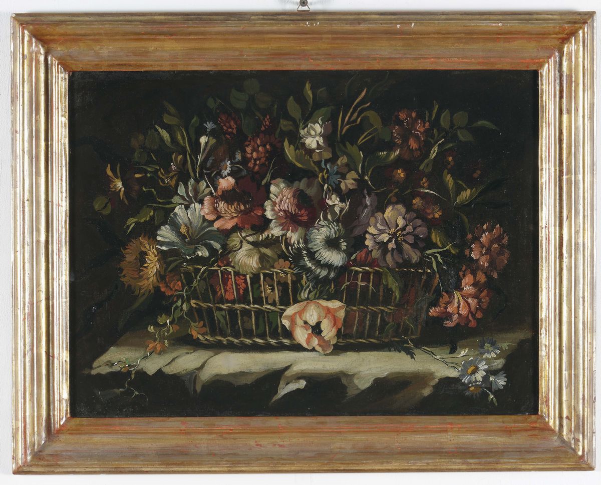 Scuola Italiana del XVII-XVIII Secolocoppia di Nature Morte