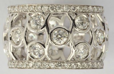 Faraone, Anello con Diamanti per Ct 3,15