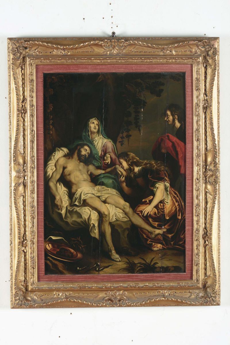 Scuola fiamminga del XVIII secolo Cristo deposto  - Auction Old Masters Paintings - Cambi Casa d'Aste