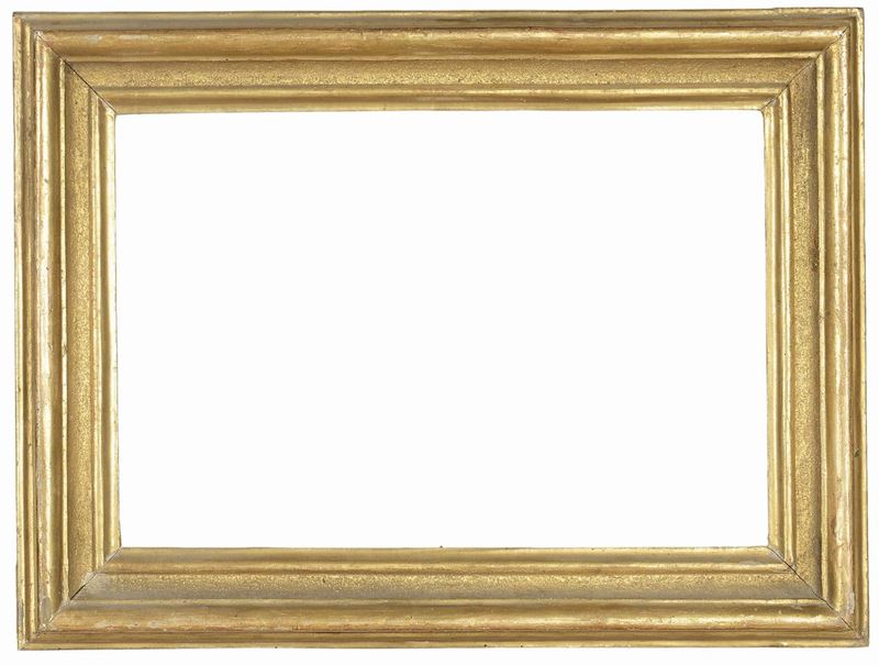 Cornice dorata e sabbiata, Bologna XVIII secolo  - Auction Antique Frames - Cambi Casa d'Aste