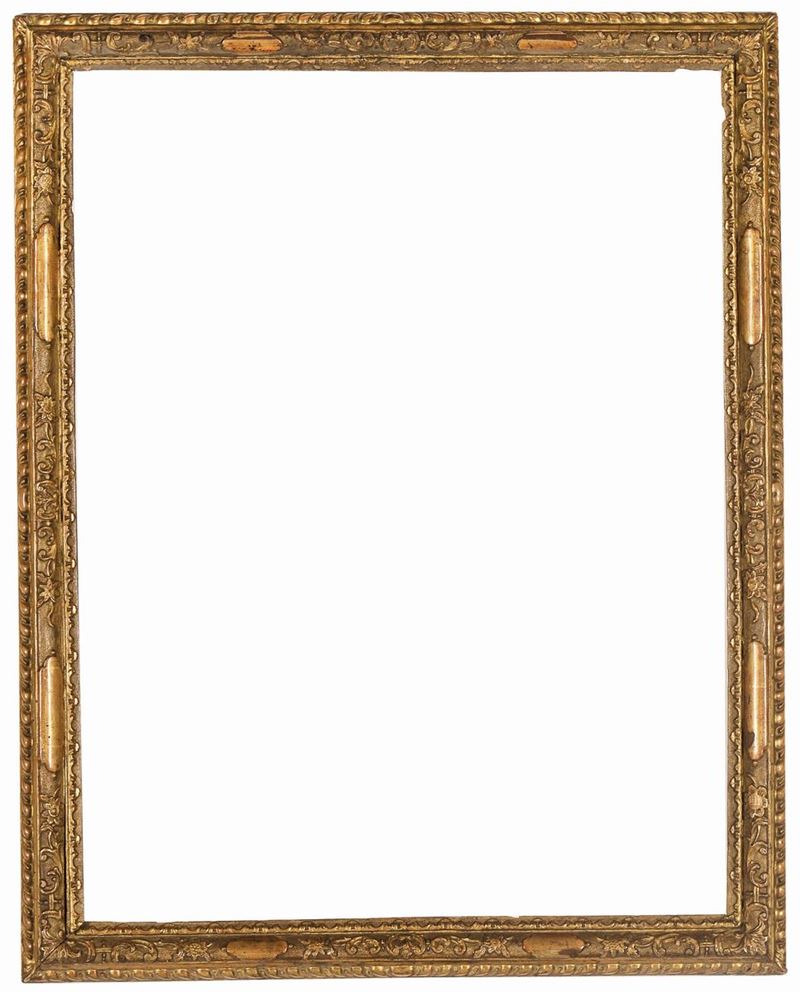 Cornice dorata e finemente intagliata, Veneto XVIII secolo  - Auction Antique Frames - Cambi Casa d'Aste