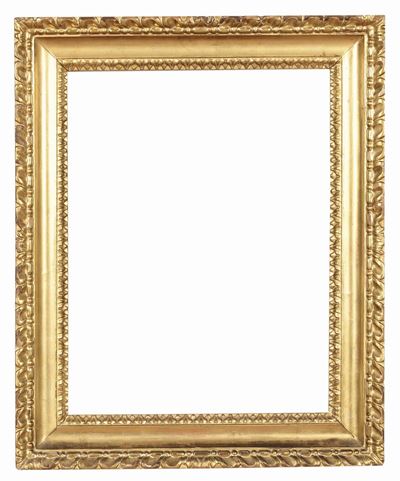 Cornice Neoclassica Intagliata e Dorata, XIX Secolo