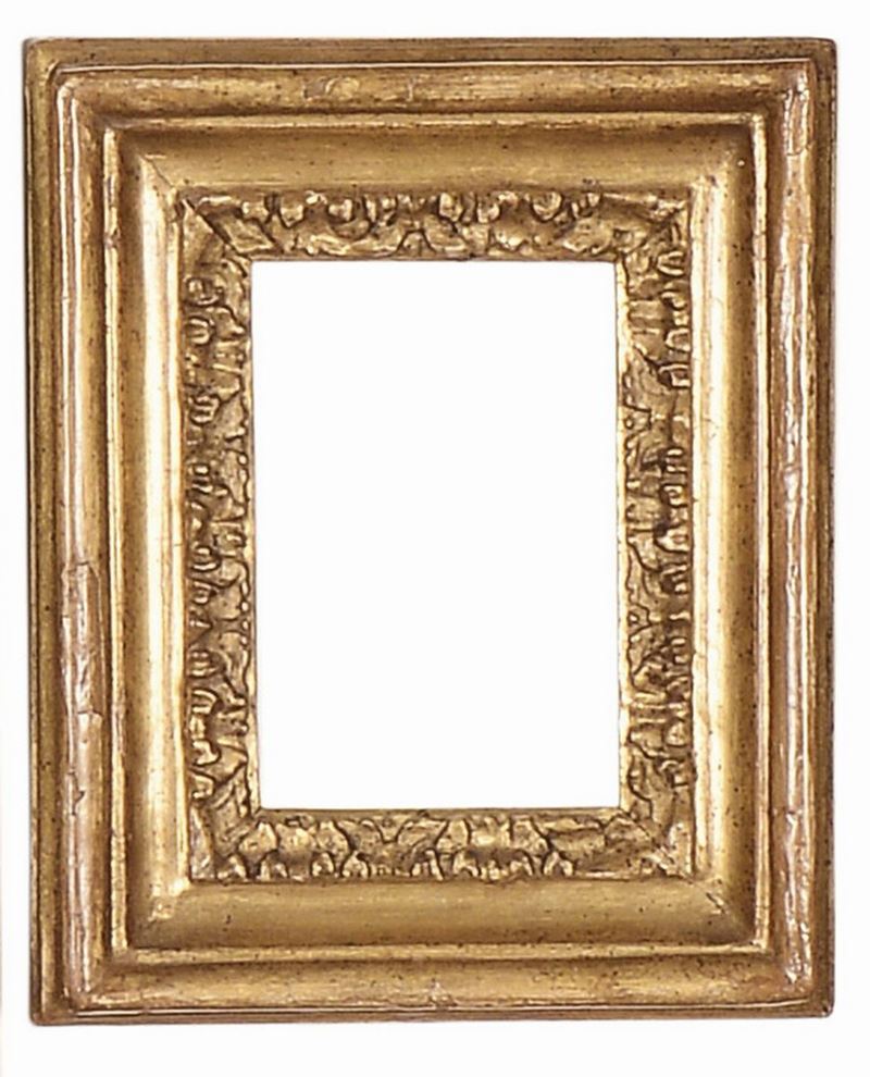 Cornice Salvator Rosa dorata, Italia centrale, XVIII secolo  - Auction Antique Frames - Cambi Casa d'Aste