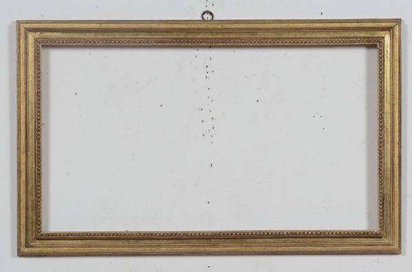 Cornice in legno dorato, XIX secolo