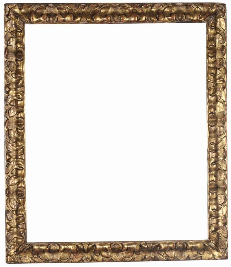 Cornice intagliata e dorata, Emilia XVII secolo  - Auction Antique Frames - Cambi Casa d'Aste