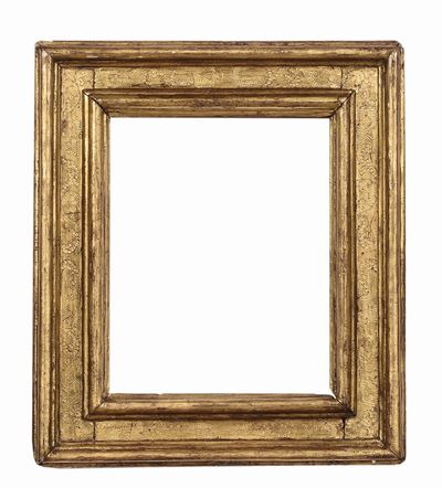 Cornice a Cassetta in Legno Bulinato e Dorato, Veneto XVI Secolo