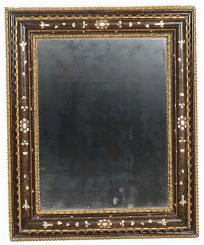 Importante Cornice con Specchio Originale, Venezia Fine XVII- Inizi XVIII Secolo