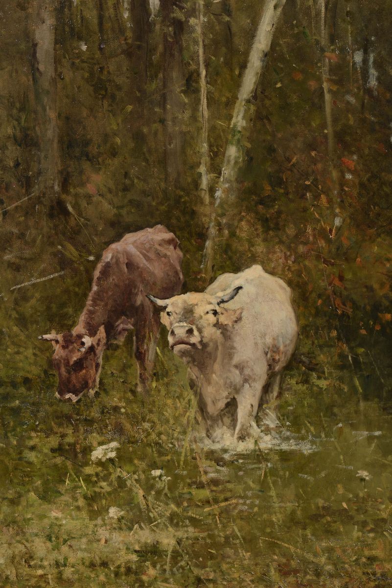 Achille Formis Befani (1832-1906)mucche