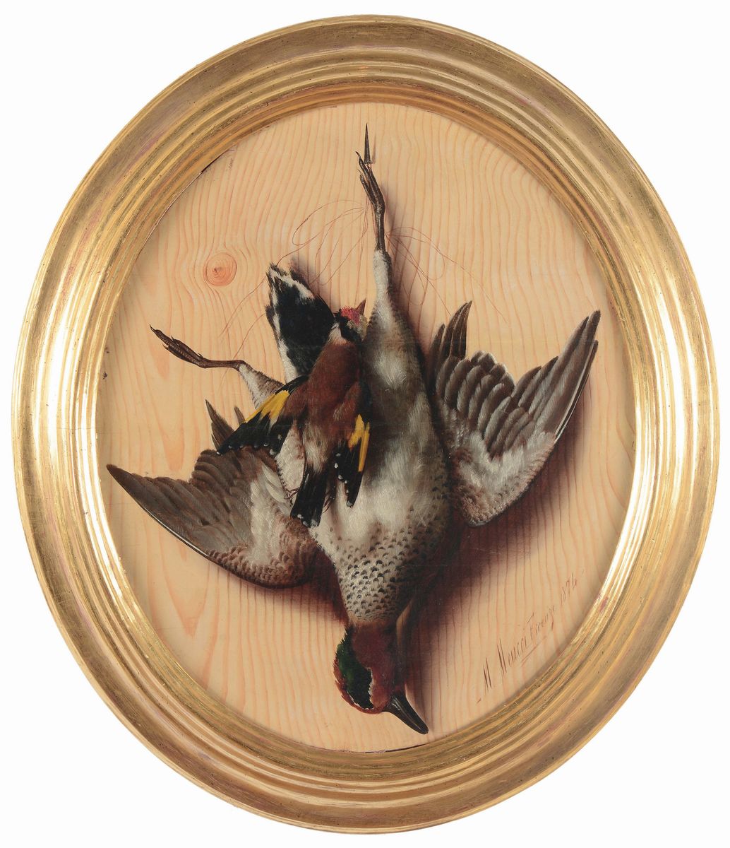 Michelangelo Meucci (1840-1909)cacciagione Appesa, 1874-1877