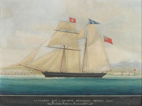 Ritratto dello Schooner Ace of Trumps