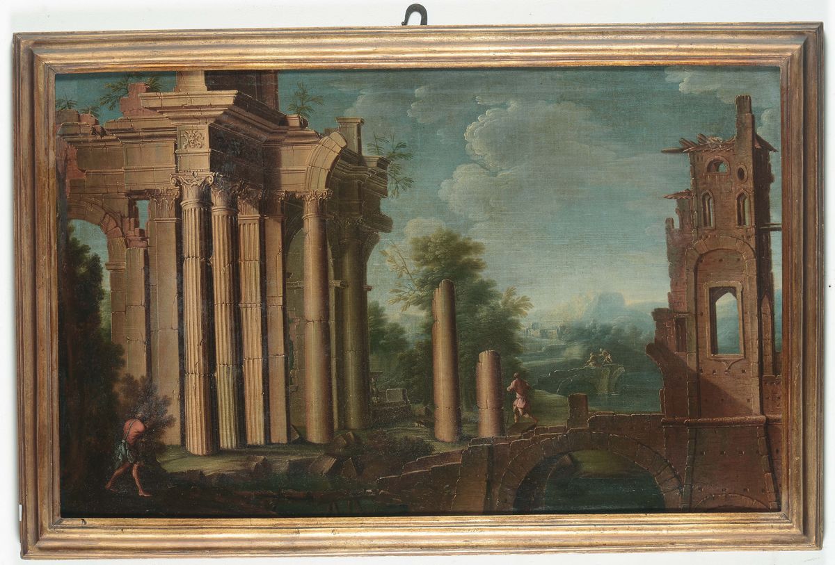Scuola Italiana del XVIII Secolocapricci Architettonici